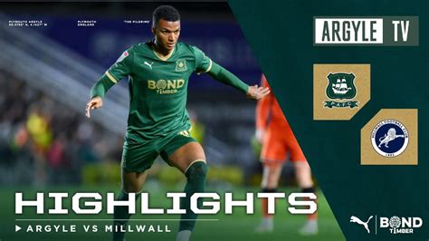 Plymouth Argyle v Millwall .